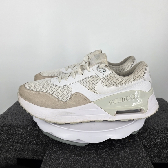 Nike Air Max SYSTM White Pure Platinum Men's Size 12 Shoes DM9537-101 Running